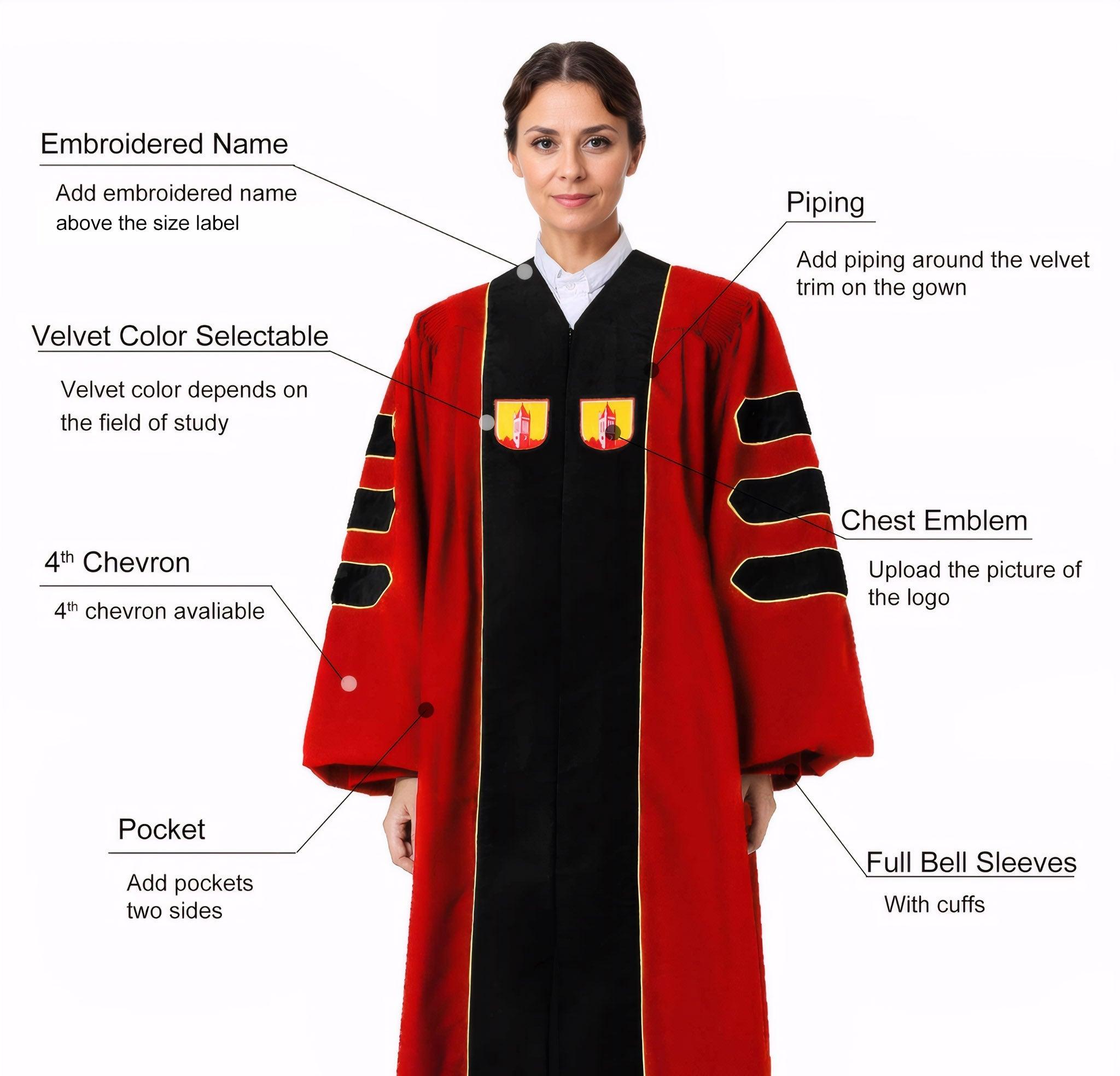 Frostburg State University Doctoral Regalia - Graduation Gown and Cap