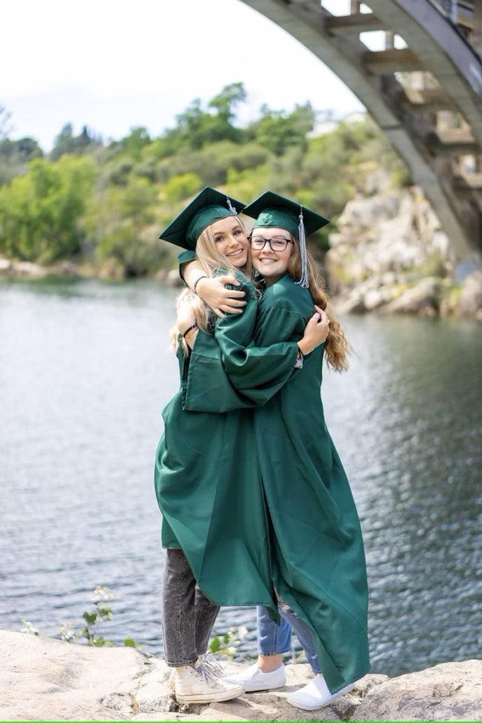 10 Matte High School Graduation Gown - Graduation Gown and Cap
