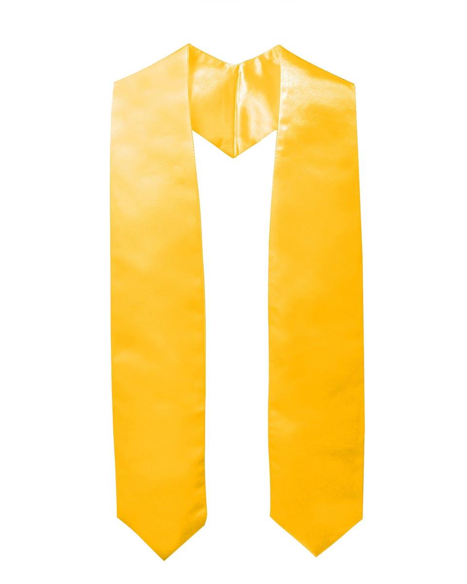 Plain Graduation Stole (Youth) - 15 Colors Available - Graduation Gown and Cap