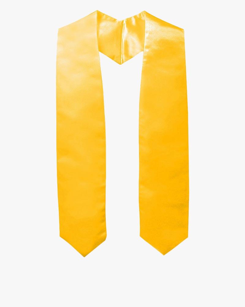 Plain Graduation Stole (Youth) - 15 Colors Available - Graduation Gown and Cap