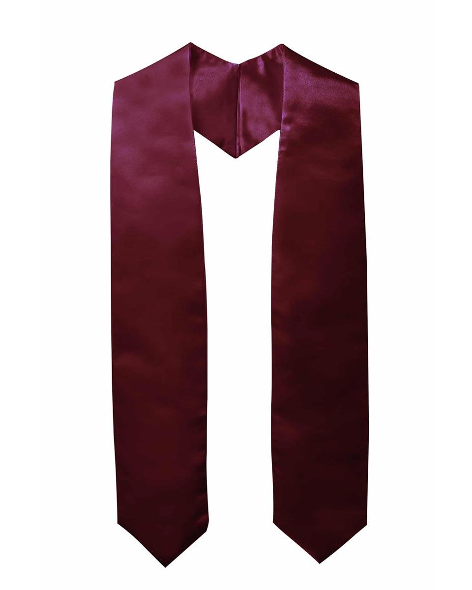 Plain Graduation Stole (Youth) - 15 Colors Available - Graduation Gown and Cap