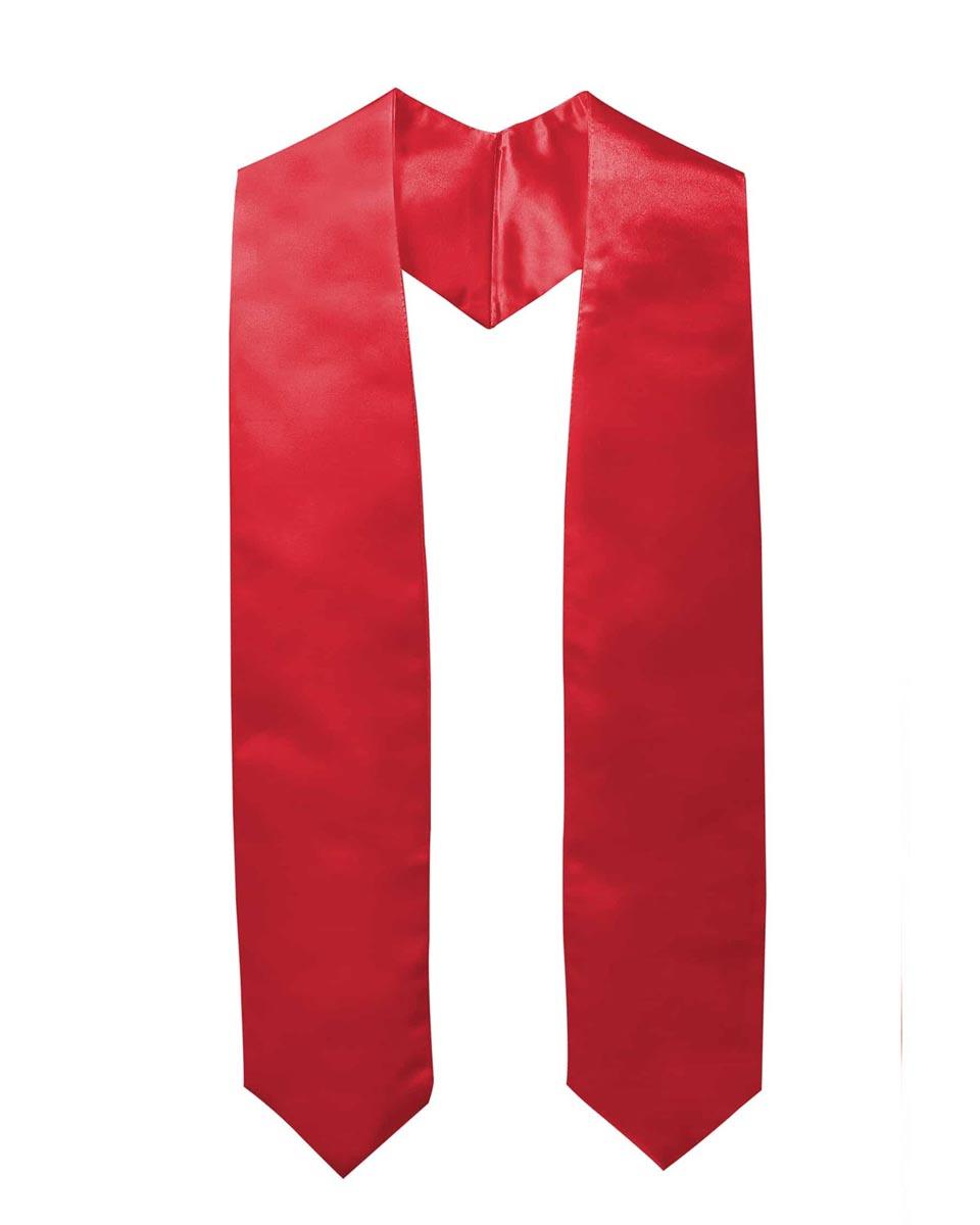 Plain Graduation Stole (Youth) - 15 Colors Available - Graduation Gown and Cap