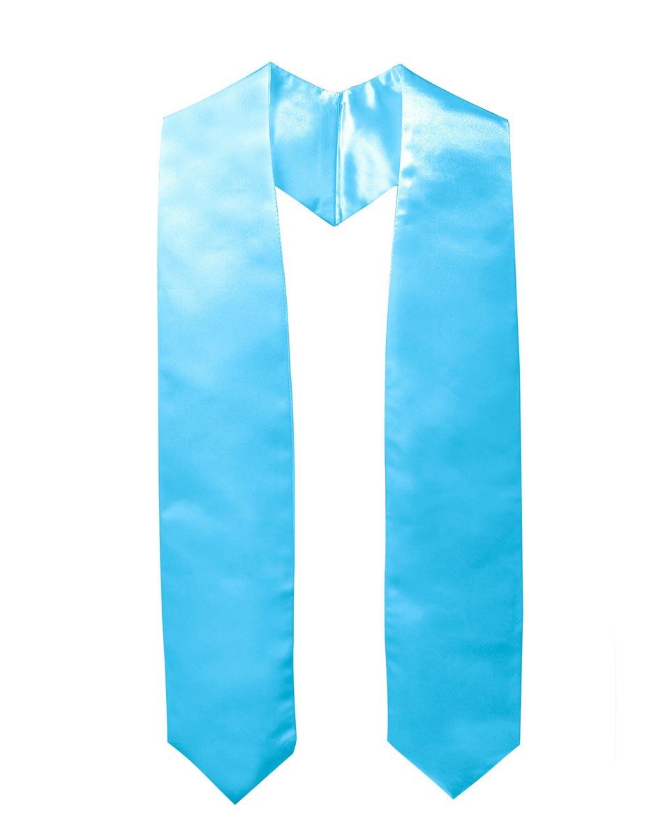 Plain Graduation Stole (Youth) - 15 Colors Available - Graduation Gown and Cap