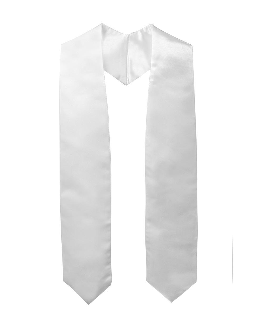 Plain Graduation Stole (Youth) - 15 Colors Available - Graduation Gown and Cap