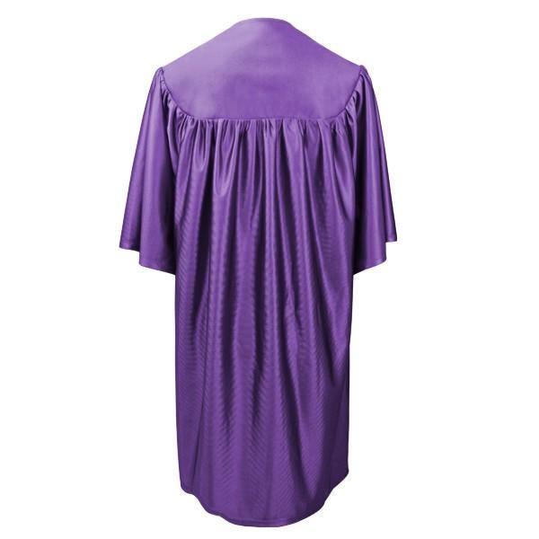 Shiny Purple Kindergarten/Preschool Gown - Graduation Gown and Cap