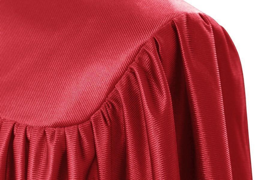 Shiny Red Kindergarten/Preschool Gown - Graduation Gown and Cap