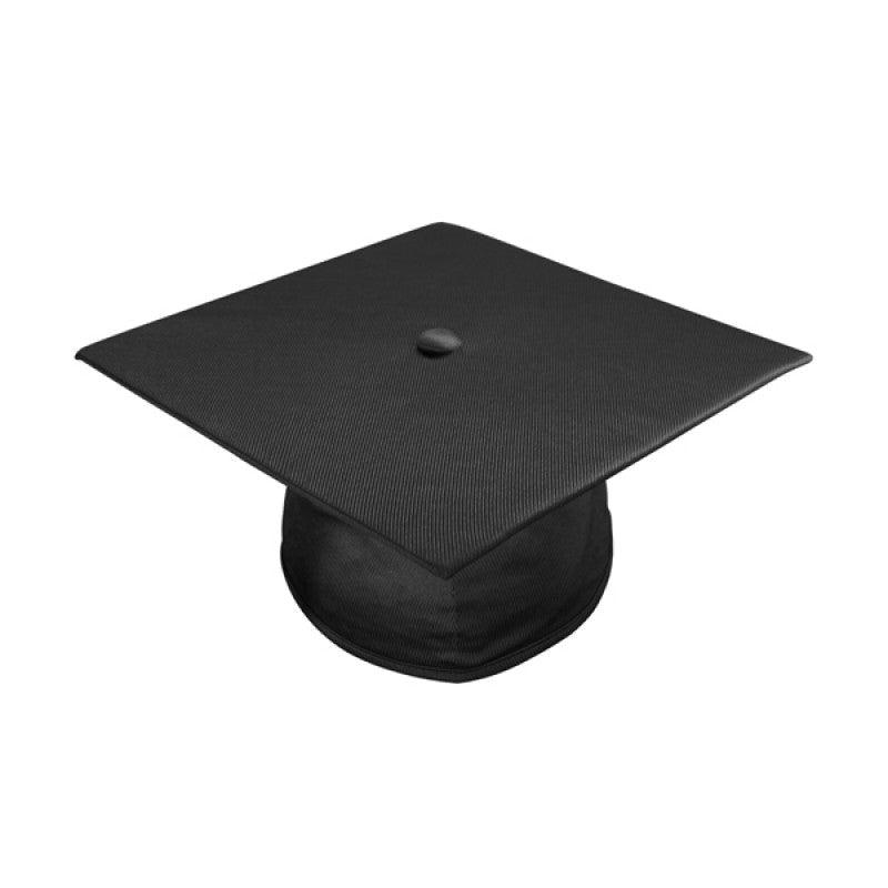 Shiny Black High School Cap & Gown - Graduation Gown and Cap