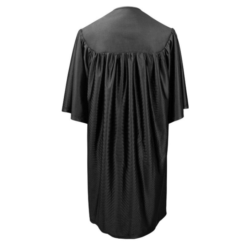 Shiny Black Kindergarten/Preschool Cap & Gown - Graduation Gown and Cap