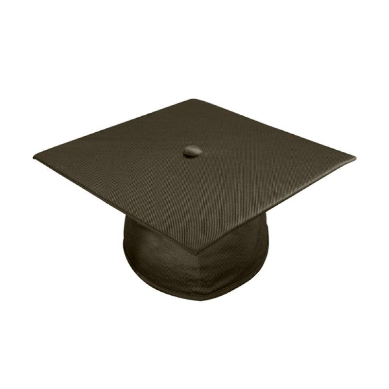 Shiny Brown Bachelors Academic Cap & Gown - Graduation Gown and Cap