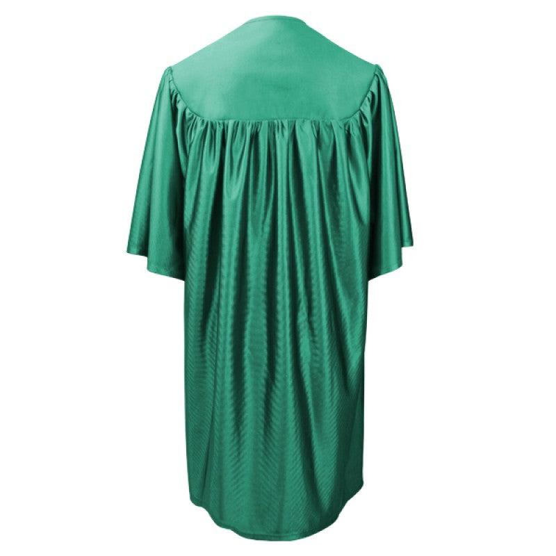 Shiny Emerald Green Kindergarten/Preschool Cap & Gown - Graduation Gown and Cap