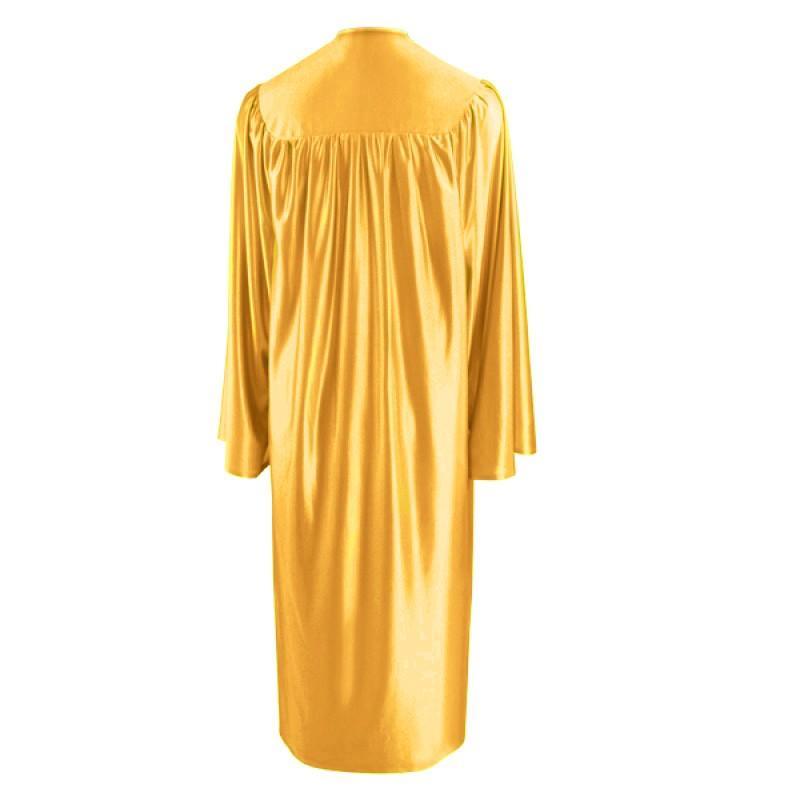 Shiny Antique Gold Elementary Gown - Graduation Gown and Cap
