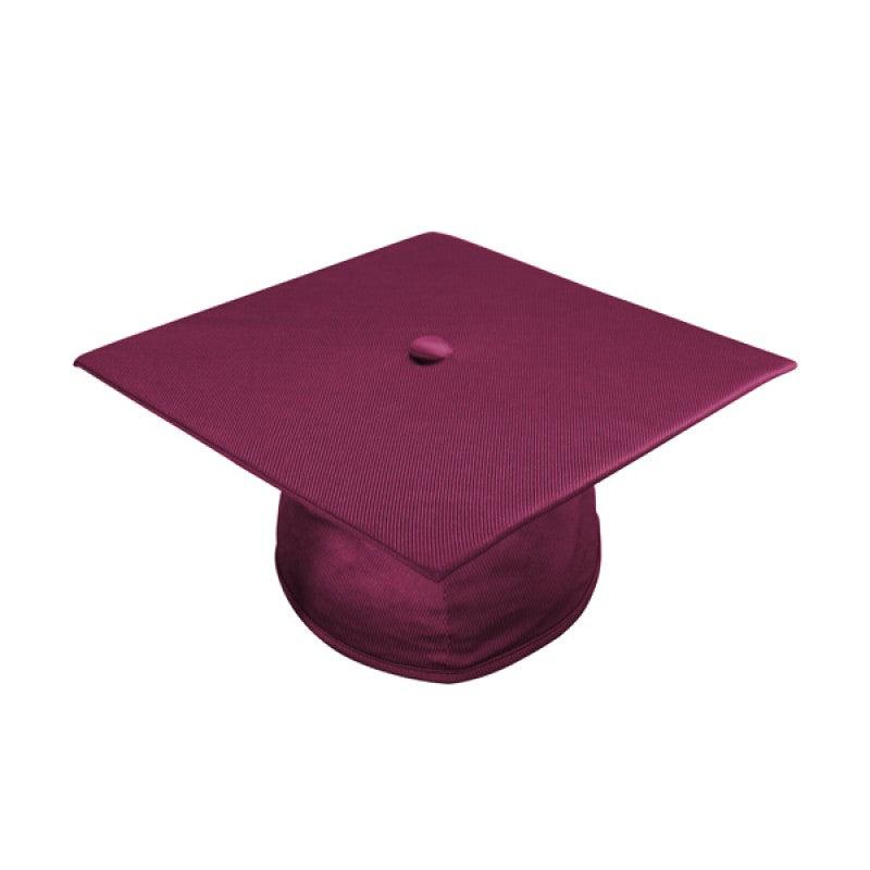 Shiny Maroon Bachelors Cap & Gown - Graduation Gown and Cap