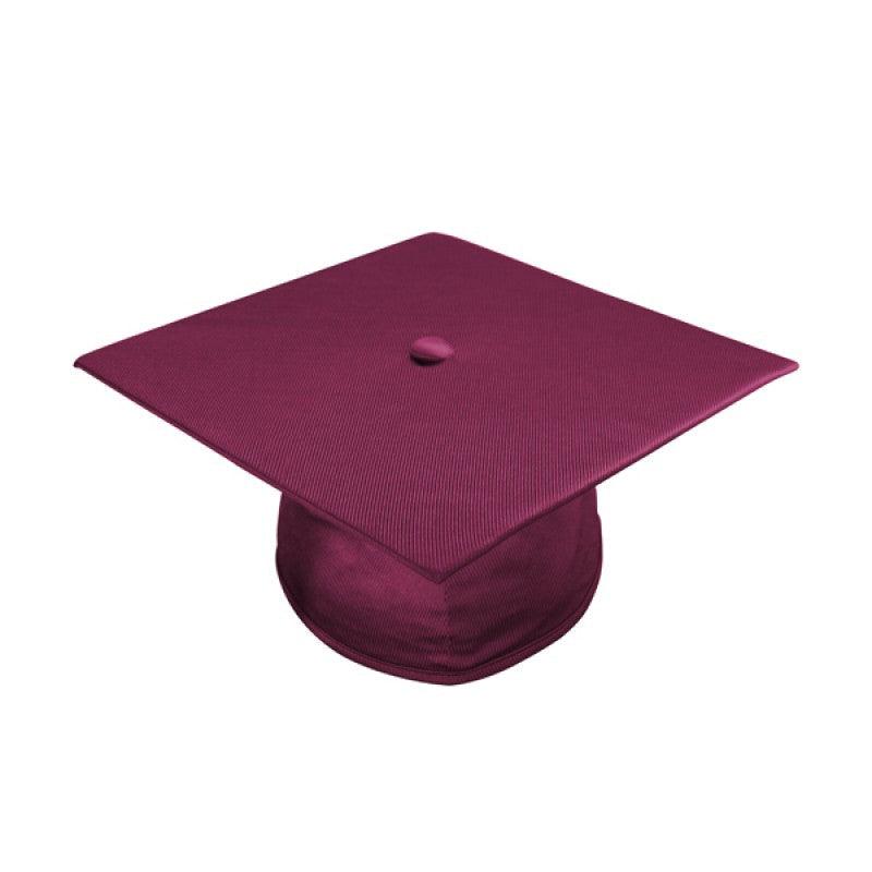 Shiny Maroon Elementary Cap & Gown - Graduation Gown and Cap