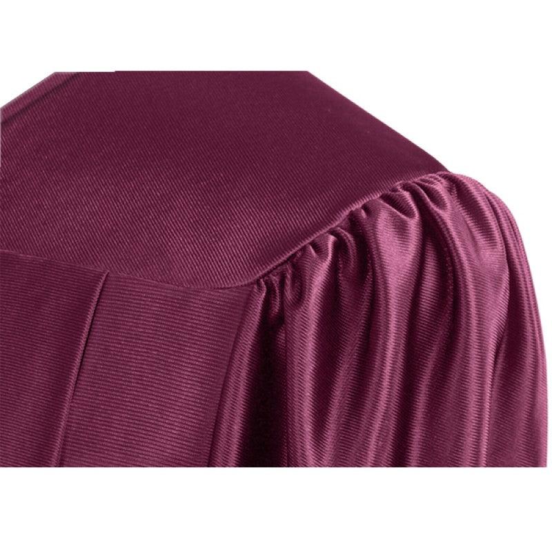 Shiny Maroon Bachelors Cap & Gown - Graduation Gown and Cap
