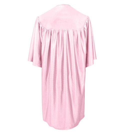 Shiny Pink Kindergarten/Preschool Cap & Gown - Graduation Gown and Cap