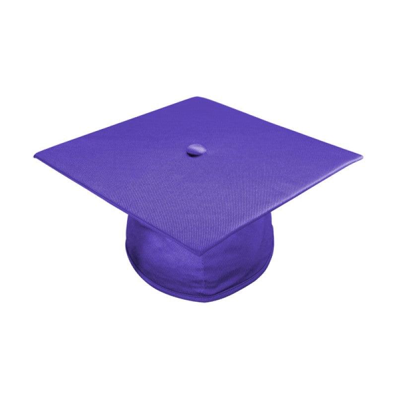 Shiny Purple Junior High/Middle School Cap & Gown - Graduation Gown and Cap