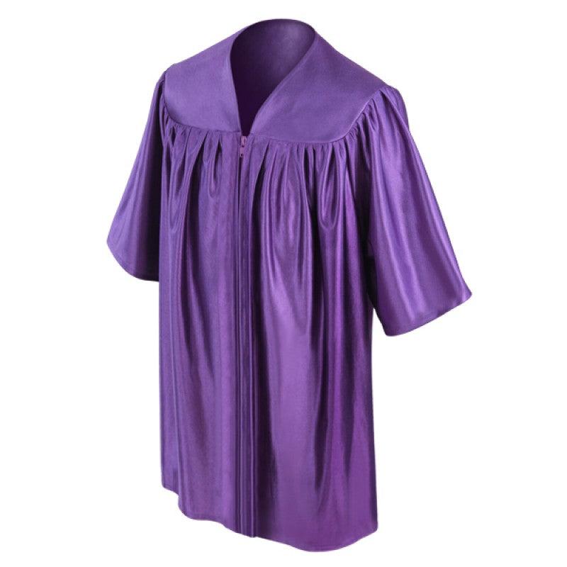 Shiny Purple Kindergarten/Preschool Gown - Graduation Gown and Cap