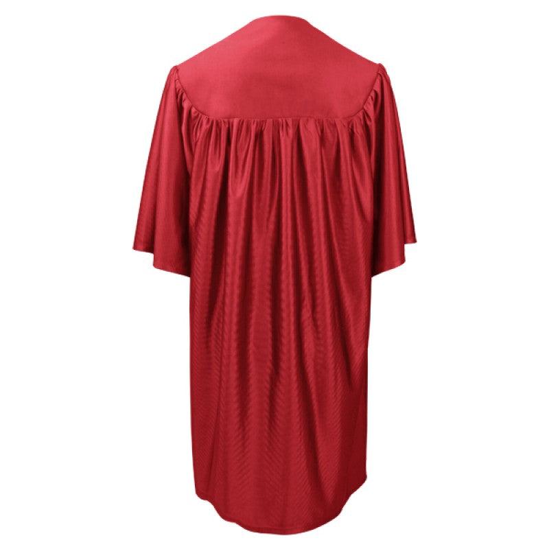 Shiny Red Kindergarten/Preschool Cap & Gown - Graduation Gown and Cap