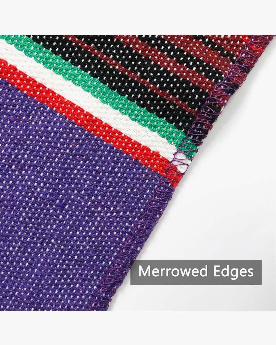 Mexican Serape Graduation Stole with White Tassel - 7 Colors Available - Graduation Gown and Cap