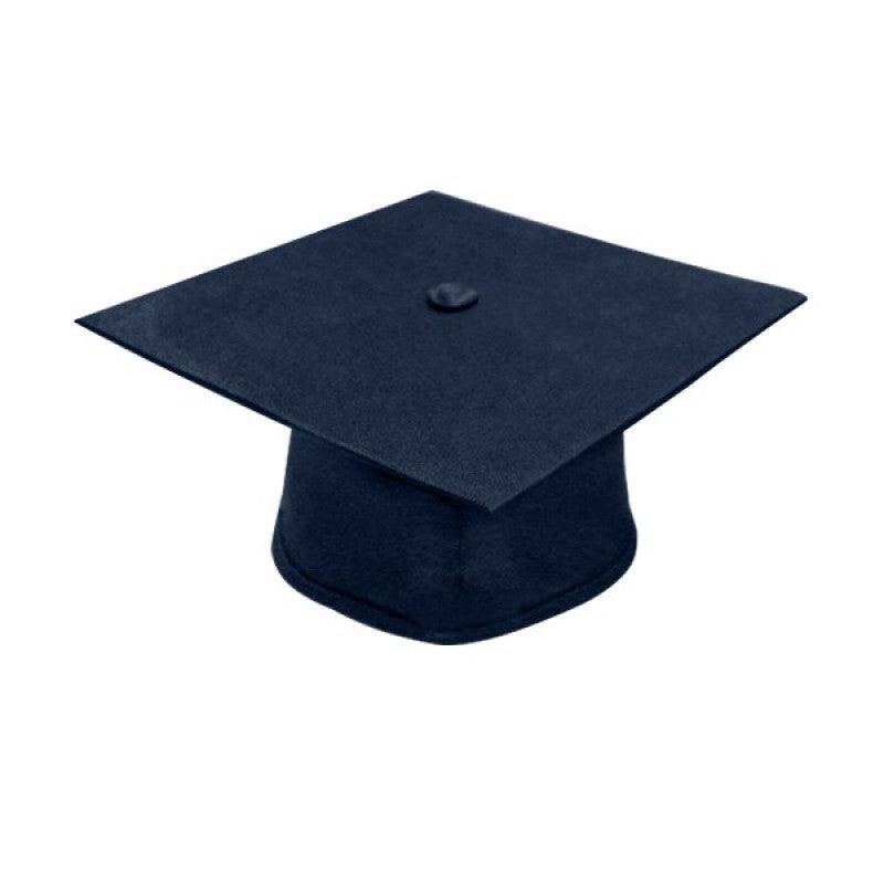Matte Navy Blue Bachelors Academic Cap & Gown - Graduation Gown and Cap