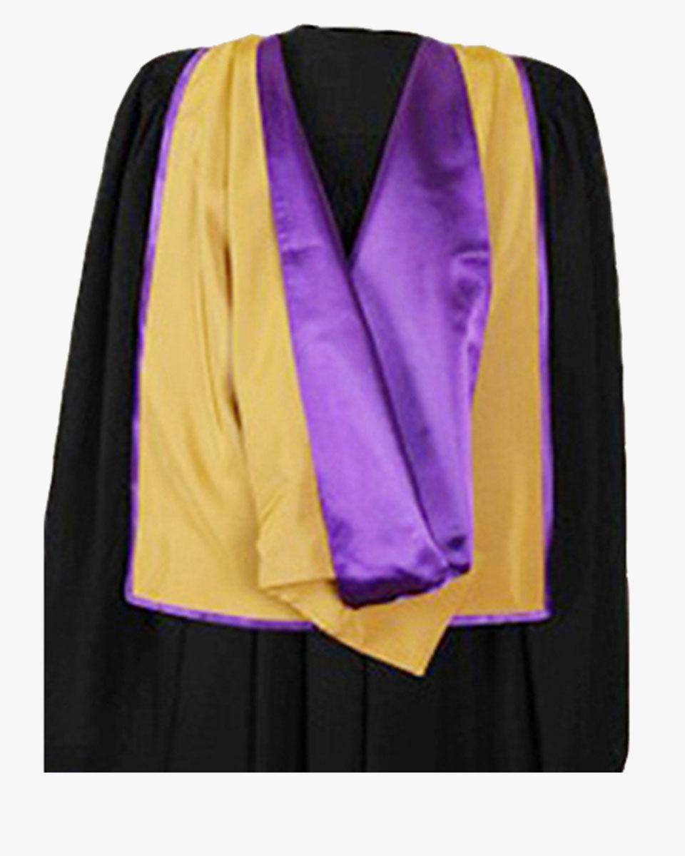 Custom Cambridge UK British Style Academic Hood - Graduation Gown and Cap